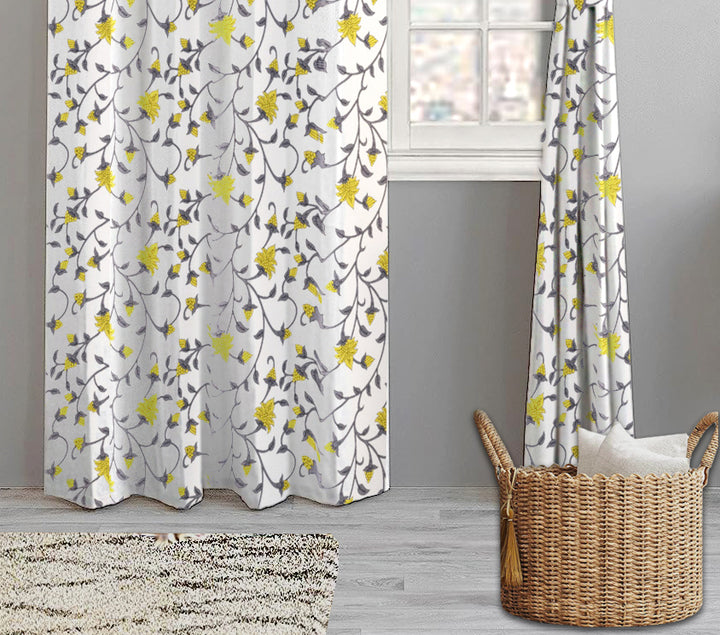 Duck Cotton Printed Curtains (100% Cotton)