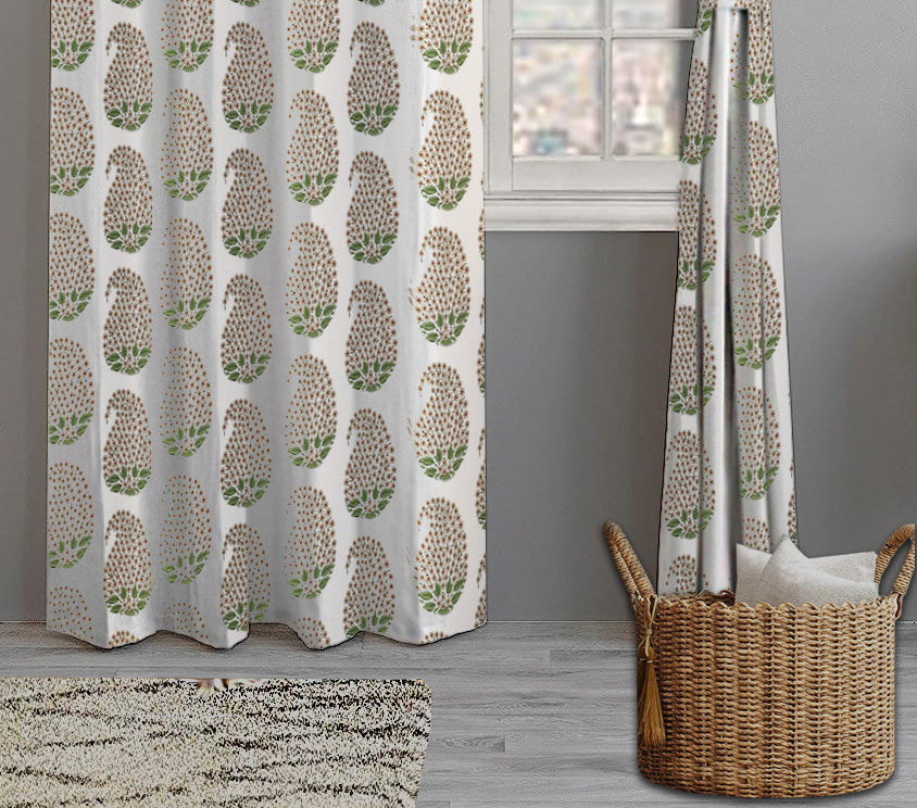 Duck Cotton Printed Curtains (100% Cotton)