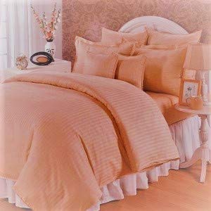 Cotton Striped Duvet Cover with Pillow Cover (300 TC)