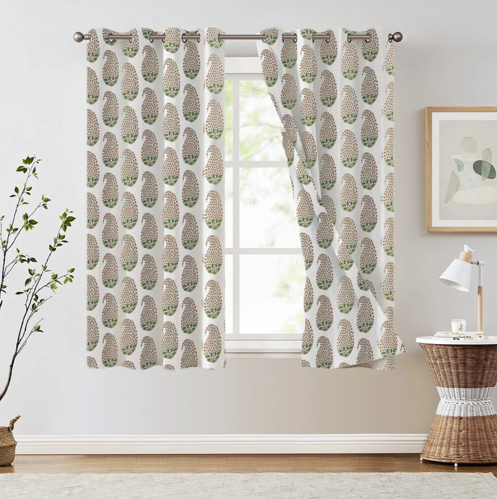 Duck Cotton Printed Curtains (100% Cotton)