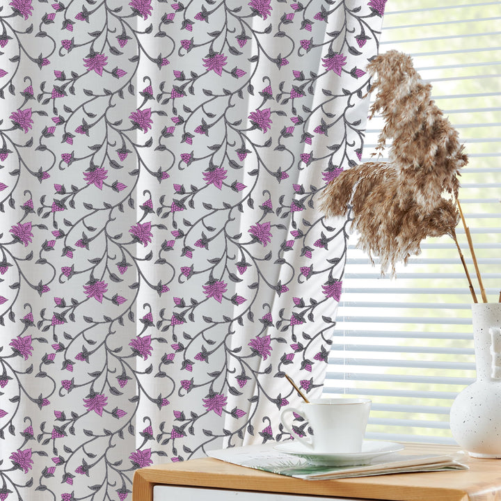 Duck Cotton Printed Curtains (100% Cotton)