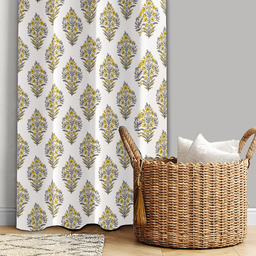 Duck Cotton Printed Curtains (100% Cotton)