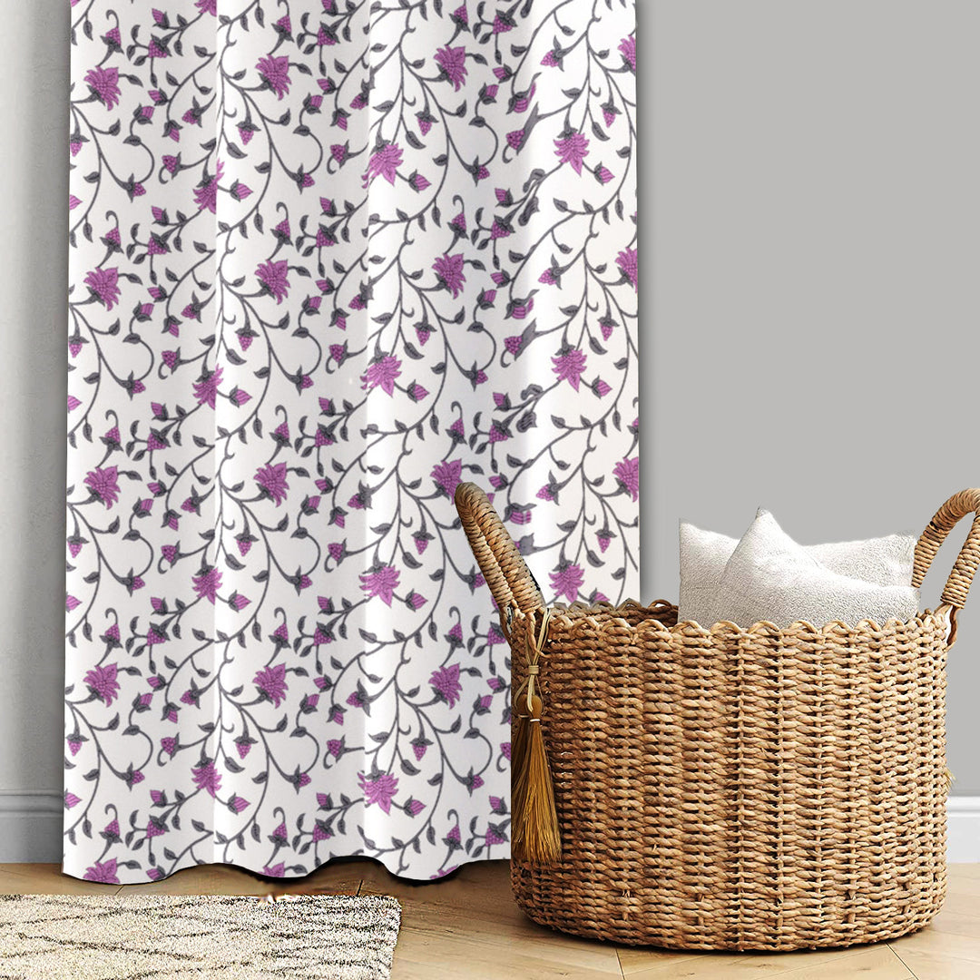 Duck Cotton Printed Curtains (100% Cotton)