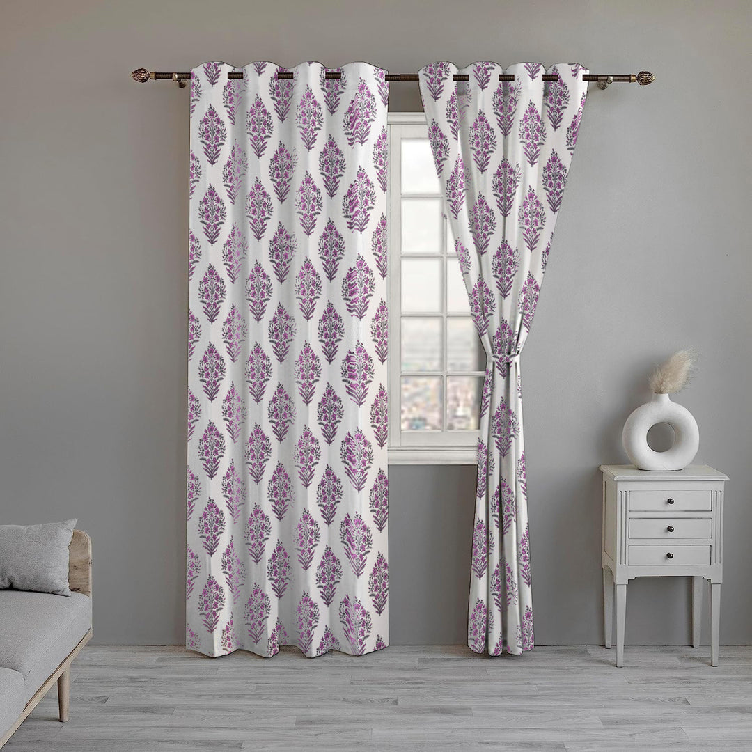 Duck Cotton Printed Curtains (100% Cotton)