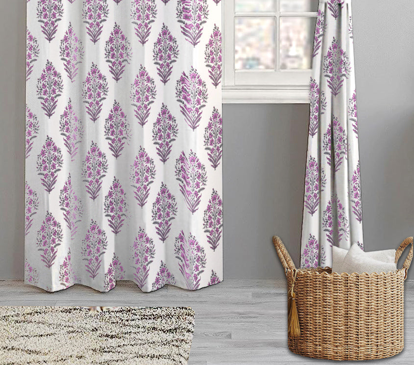 Duck Cotton Printed Curtains (100% Cotton)