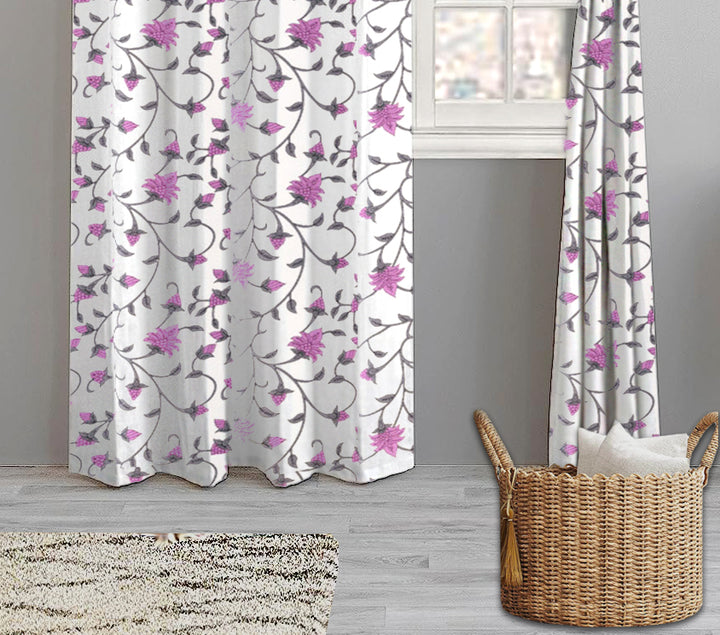 Duck Cotton Printed Curtains (100% Cotton)