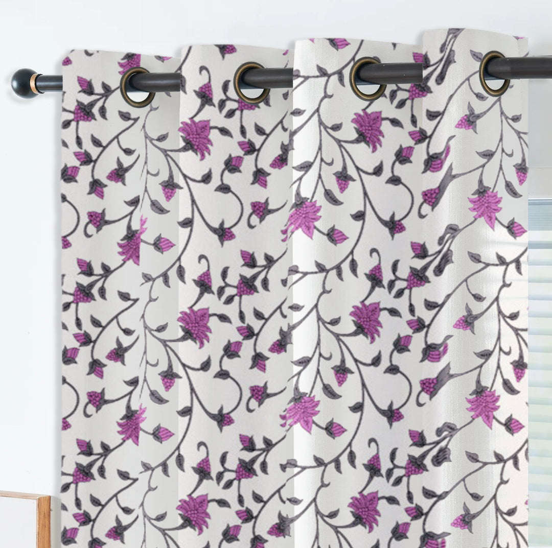 Duck Cotton Printed Curtains (100% Cotton)