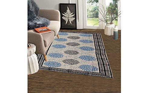 Handloom Linen Floor Mat